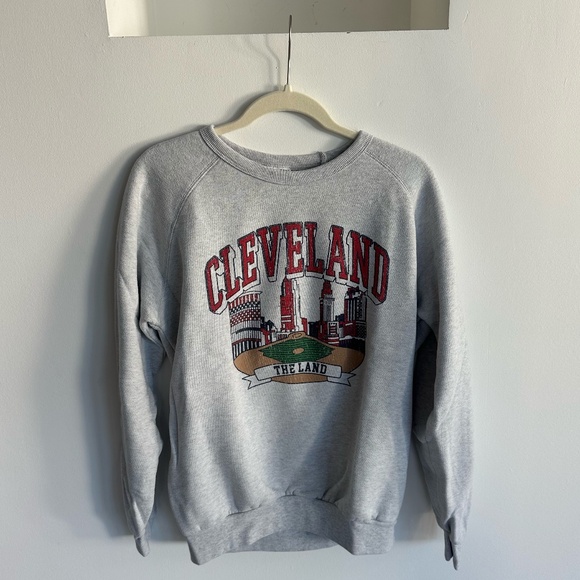 Where I'm From Cleveland Sweatshirt in Grey - Picture 1 of 7